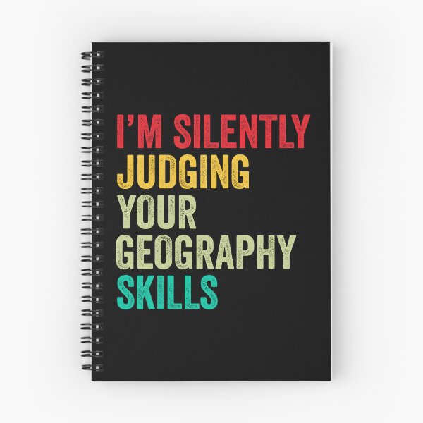 Item preview, Geography Lovers Gift, Funny I'm Silently Judging Your Geography Skills designed and sold by vzrnmichsudops.