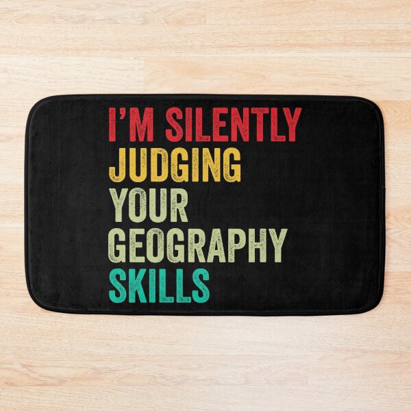 Item preview, Geography Lovers Gift, Funny I'm Silently Judging Your Geography Skills designed and sold by vzrnmichsudops.