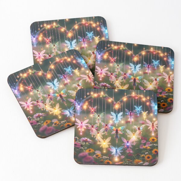 Item preview, Fairytales' Embrace: Ethereal Heartlight designed and sold by AI-Only Creations.