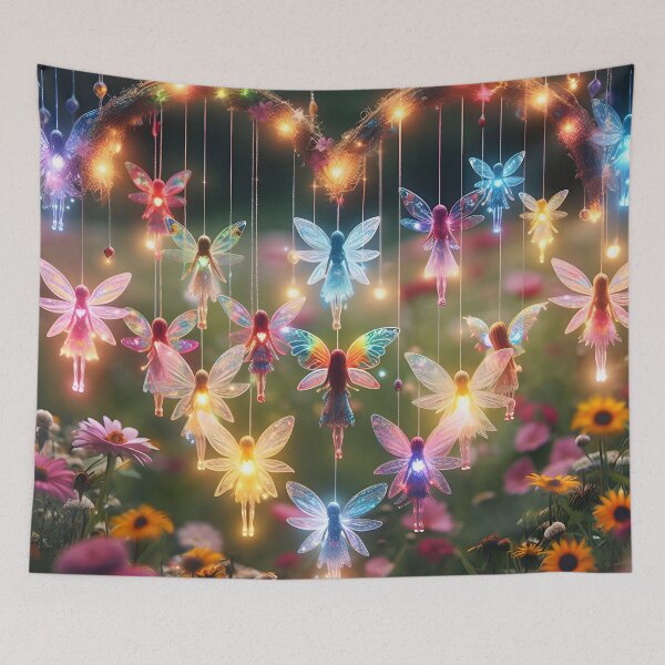 Item preview, Fairytales' Embrace: Ethereal Heartlight designed and sold by AI-Only Creations.