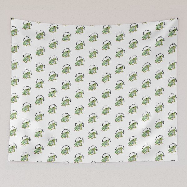 Item preview, Man i love frogs designed and sold by Tiffany Roy.