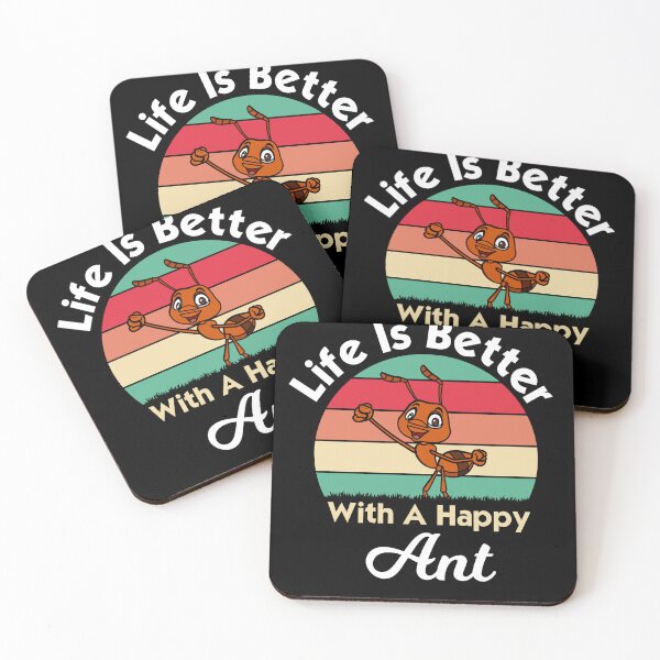 Item preview, Life Is Better With A Happy Ant - Tiny Creatures designed and sold by Shirtey.