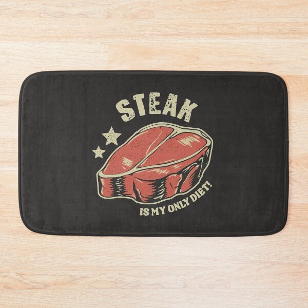Item preview, Steak is my only diet vintage art designed and sold by ArtFusion-Shop.