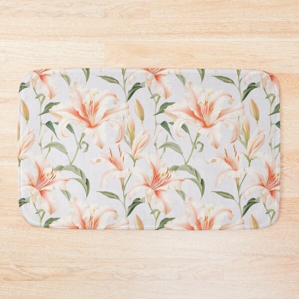 Item preview, Lily Tile 23: Trumpets of Purity in Pastel Dreams, Dew Kissed by Fragrance designed and sold by TheBrainArt.