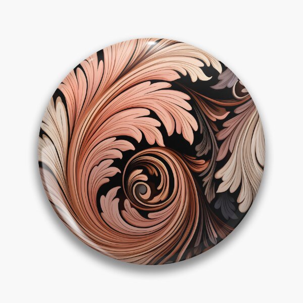 Item preview, Toffee color swirling abstract decorative print designed and sold by dcrc.