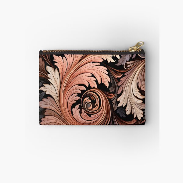 Item preview, Toffee color swirling abstract decorative print designed and sold by dcrc.