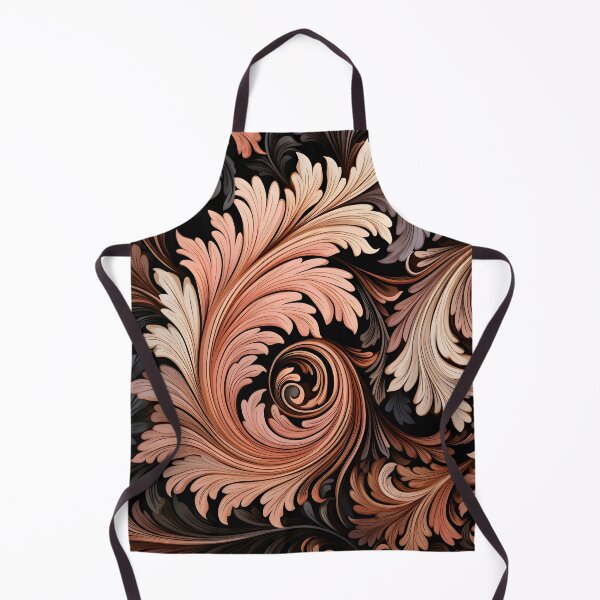 Item preview, Toffee color swirling abstract decorative print designed and sold by dcrc.