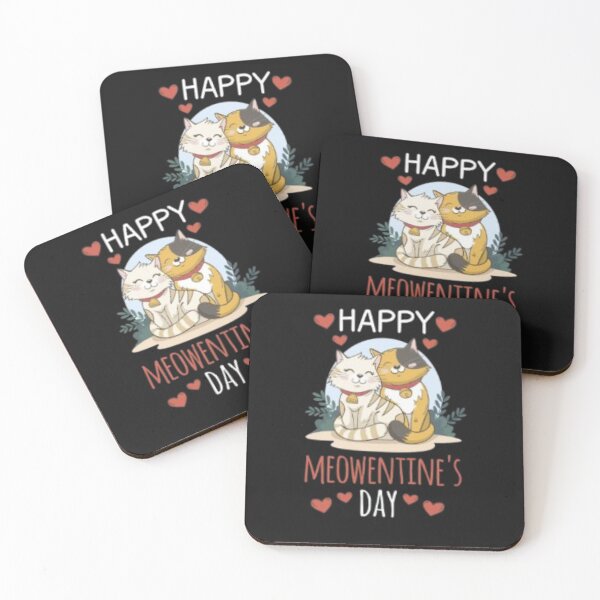 Item preview, Happy Meowentines Day Cat Valentines Day t-shirt designed and sold by Baldazar.
