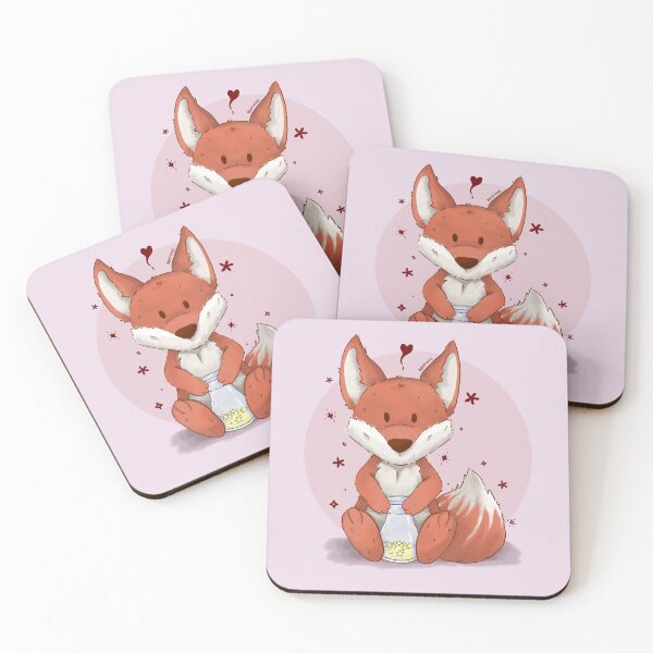Item preview, Hidden Love - Fox designed and sold by lazychopstick.