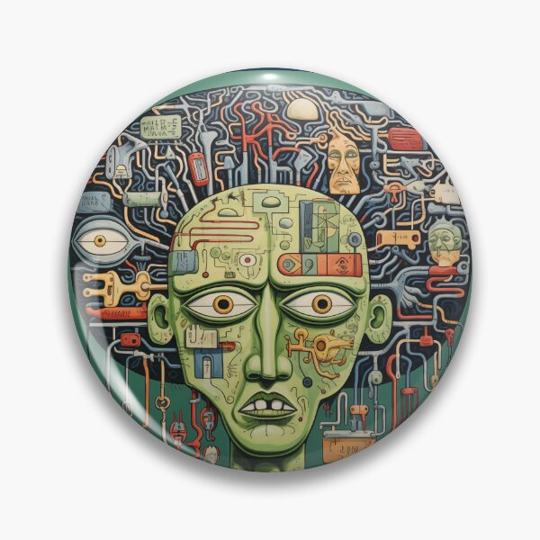 Item preview, Stop Overthinking Abstract Mask designed and sold by CoolMantras.