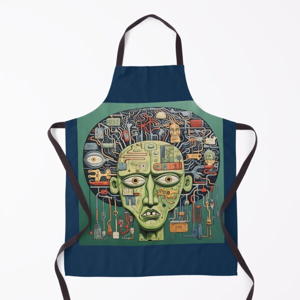 Item preview, Stop Overthinking Abstract Mask designed and sold by CoolMantras.