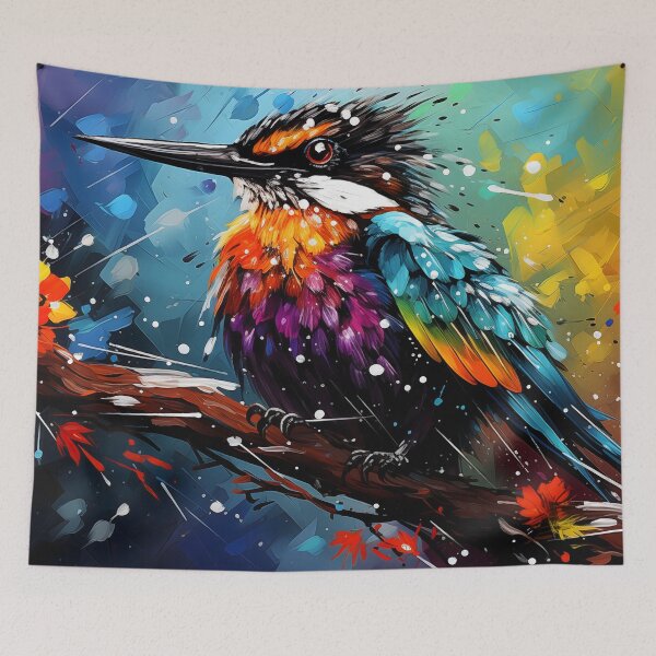 Item preview, Embrace Your Colors: Colorful Bird Wall Decor designed and sold by unimuse.