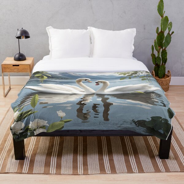 Item preview, Two swans in a lake designed and sold by johndesign88.