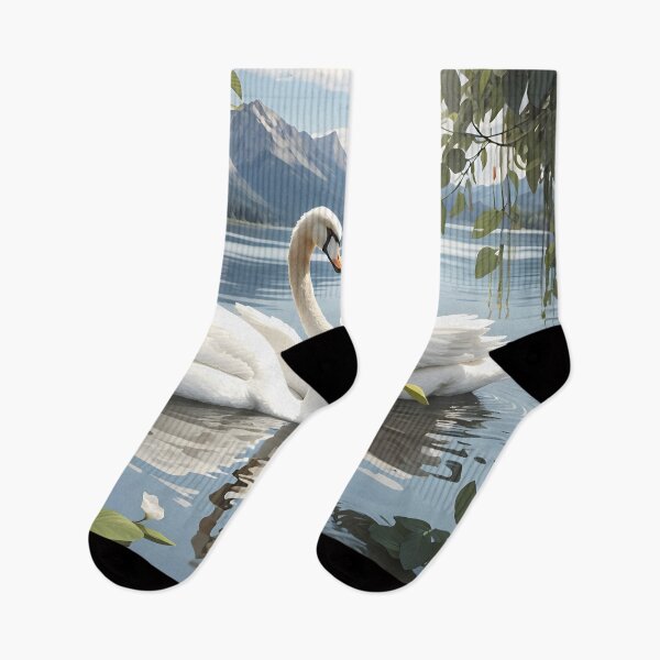 Item preview, Two swans in a lake designed and sold by johndesign88.