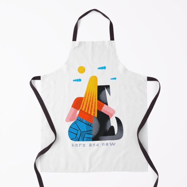 Item preview, Here and now, dog and girl designed and sold by noico.