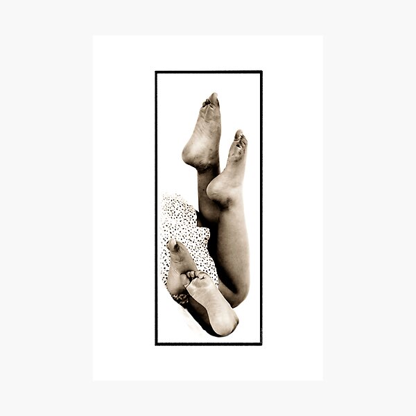 Cute little feet Photographic Print