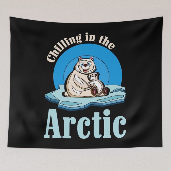 Item preview, Funny Chilling In The Arctic Happy Polar Bear Hugs designed and sold by Shirtey.