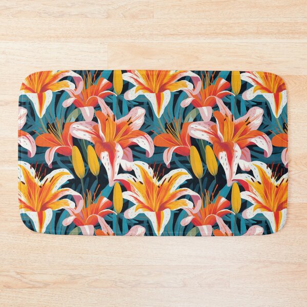 Item preview, Lily Tile 25: Trumpets of Purity in Pastel Dreams, Dew Kissed by Fragrance designed and sold by TheBrainArt.