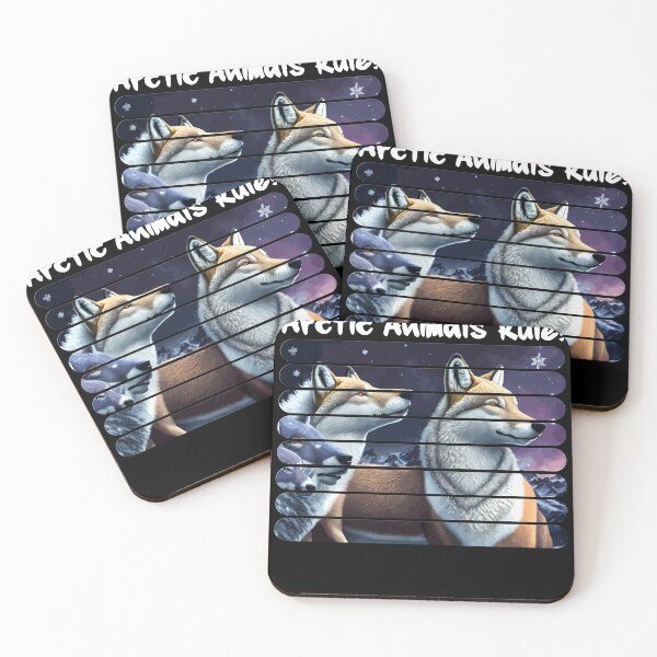 Item preview, Arctic Animals Rule! Arctic Fox at starry night designed and sold by Shirtey.