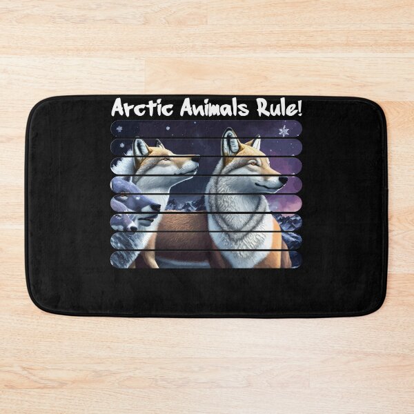 Item preview, Arctic Animals Rule! Arctic Fox at starry night designed and sold by Shirtey.