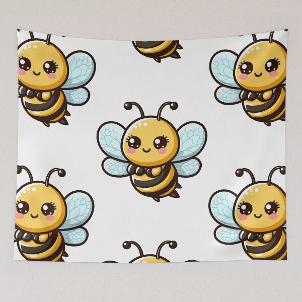 Item preview, Playful Bee Cartoon designed and sold by ArtfulWeave.