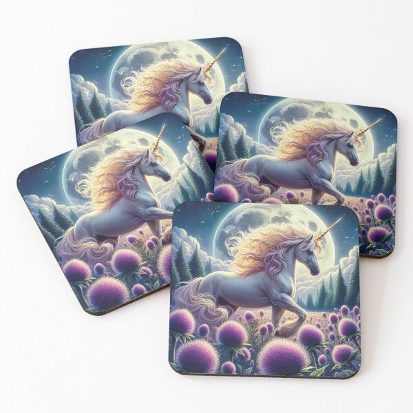 Item preview, Unicorn and thistles designed and sold by CoolThingss.