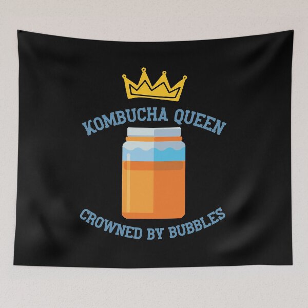 Item preview, Kombucha queen crowned by bubbles designed and sold by ScoobyN.
