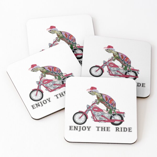 Item preview, Turtle Love, Painted Turtle, Illinois, Cowgirl Hat, Enjoy the Ride, Reds, Pinks, Valentines, motorcycles designed and sold by Colleen Macomber.