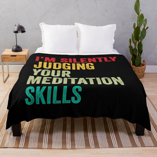 Item preview, Meditation Lovers Gift, Funny I'm Silently Judging Your Meditation Skills designed and sold by vzrnmichsudops.