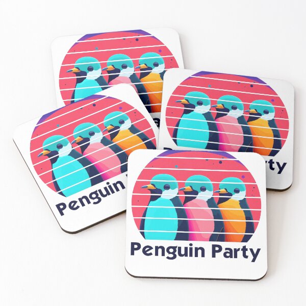 Item preview, Funny Antarctica Vibrant Penguins Party Outdoor designed and sold by Shirtey.