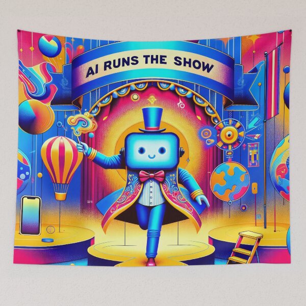 Item preview, The Masterful Conductor of the Digital Circus designed and sold by ArtComixHaven.