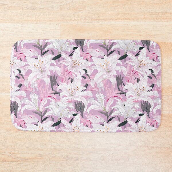 Item preview, Lily Tile 27: Trumpets of Purity in Pastel Dreams, Dew Kissed by Fragrance designed and sold by TheBrainArt.