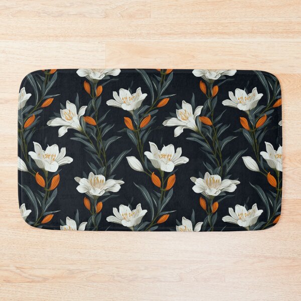 Item preview, Lily Tile 28: Trumpets of Purity in Pastel Dreams, Dew Kissed by Fragrance designed and sold by TheBrainArt.