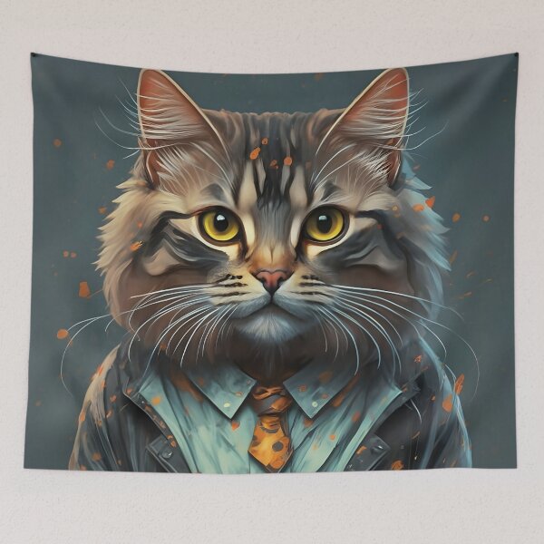 Item preview, Fashion Cat designed and sold by KeyDesignDecor.