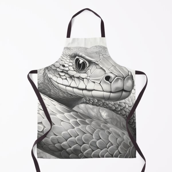 Item preview, Black and White Snake drawing designed and sold by Pencil-Art.