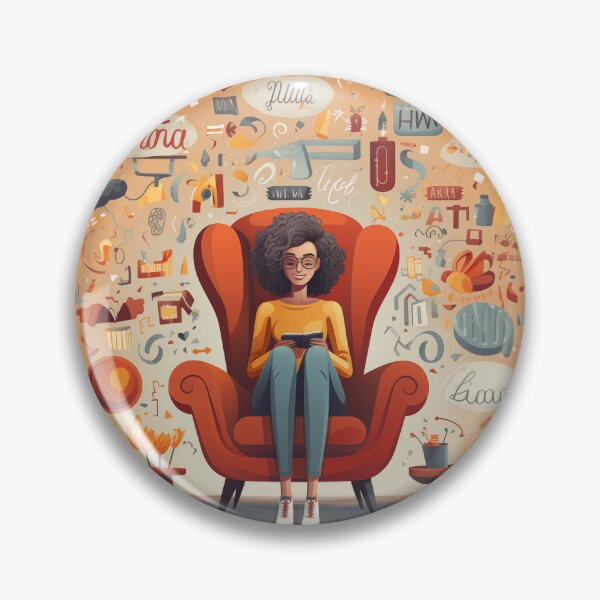 Item preview, Stop Overthinking Drawn Girl For Psychotherapist's Room designed and sold by CoolMantras.