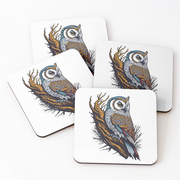 Item preview, Cartoon Characters | Colorful OWL | Comic Birds | InkSorcerer designed and sold by InkSorcerer.