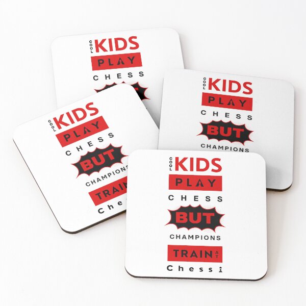 Item preview, Cool Kids Play Chess - Champs Red designed and sold by ChessiShop.