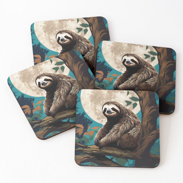 Item preview, Moonlit sloth designed and sold by NellyHorse.