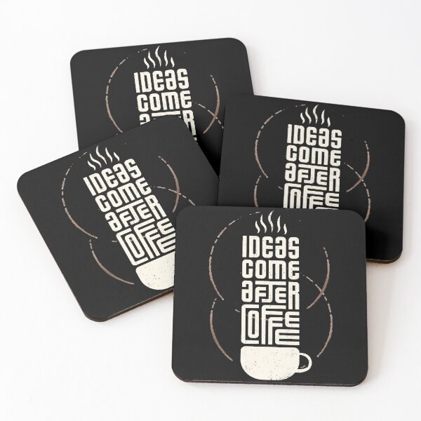 Item preview, ideas come after coffee  designed and sold by hamooood.