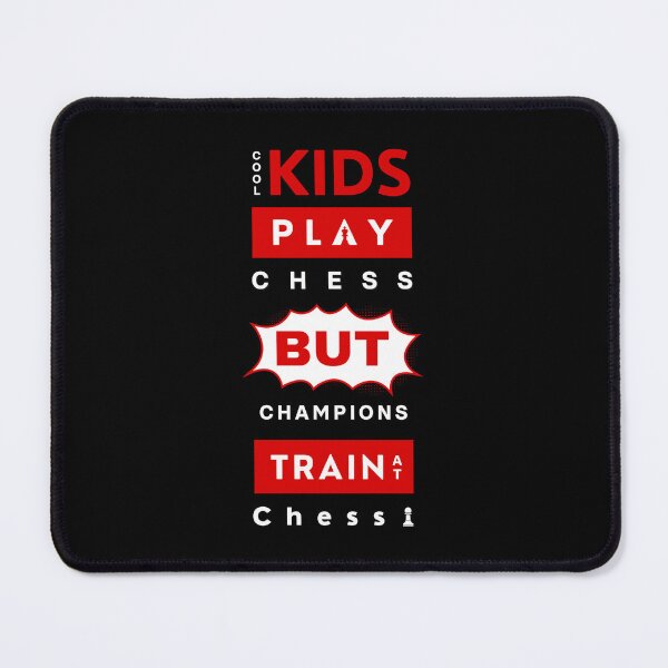 Item preview, Cool kids Play Chess - Champs Red and White designed and sold by ChessiShop.