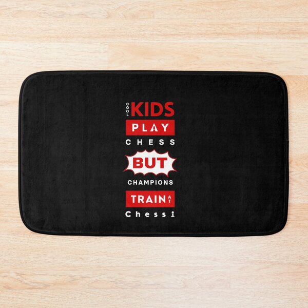 Item preview, Cool kids Play Chess - Champs Red and White  designed and sold by ChessiShop.