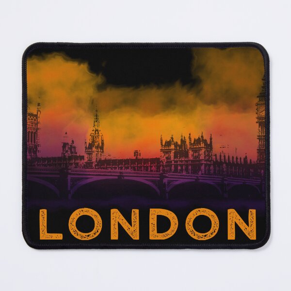Item preview, SKYLINE OF LONDON PARLIAMENT BIG BEN YELLOW designed and sold by Marni Scofidio Desi9ns.