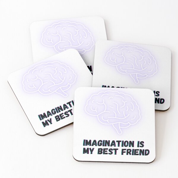 Item preview, IMAGINATION IS MY BEST FRIEND designed and sold by DesignedbyLove1.