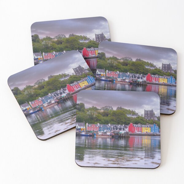 Item preview, Colourful Tobermory Harbour in Early Evening, Isle of Mull designed and sold by Kasia Design.