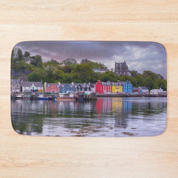 Item preview, Colourful Tobermory Harbour in Early Evening, Isle of Mull designed and sold by Kasia Design.