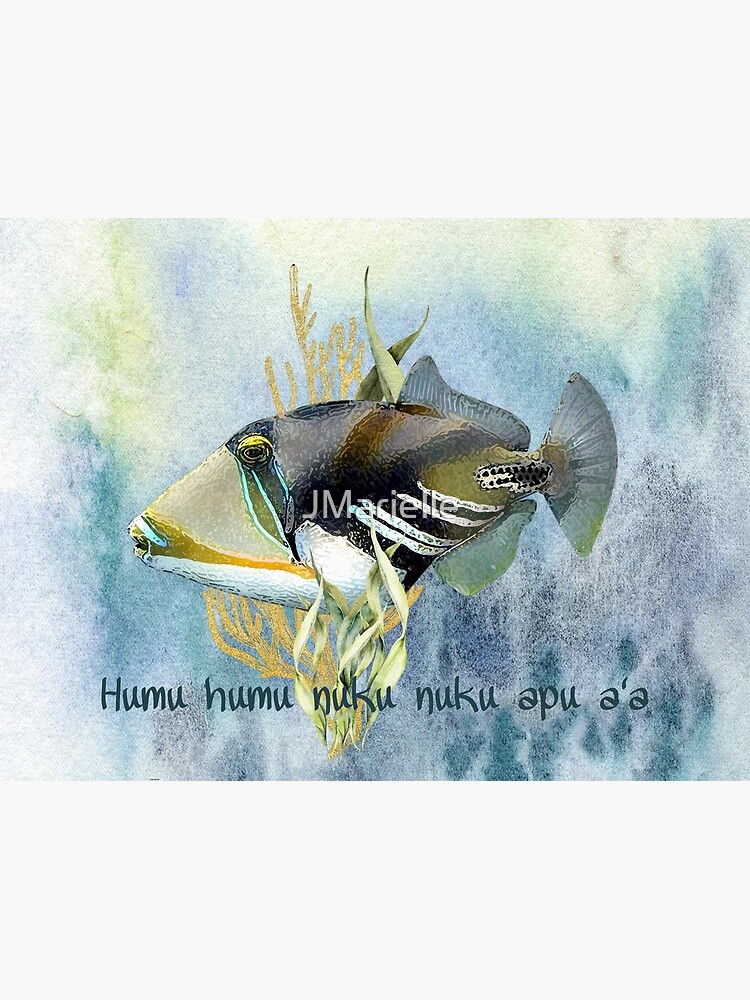 Hawaiian State Fish: Humuhumunukunukuapua'a Poster for Sale by