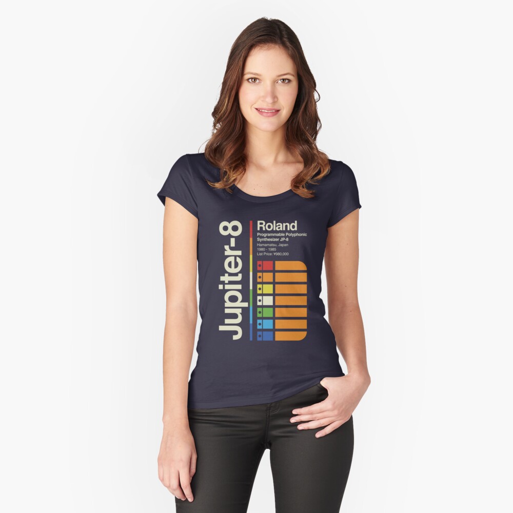 Item preview, Fitted Scoop T-Shirt designed and sold by OscillateNOW.