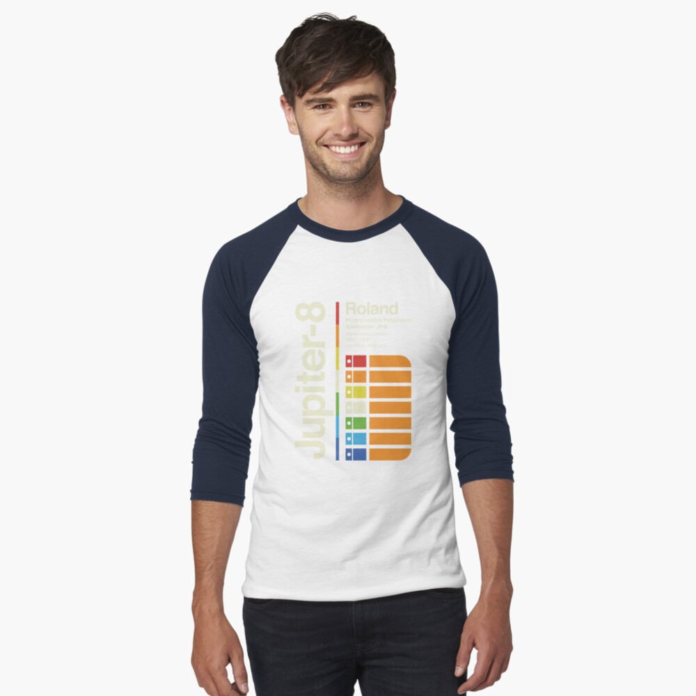 Item preview, Baseball ¾ Sleeve T-Shirt designed and sold by OscillateNOW.