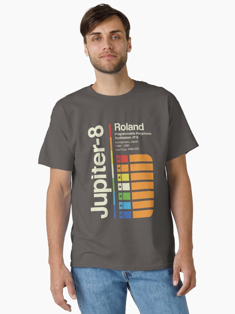 Thumbnail 2 of 7, Classic T-Shirt, Jupiter 8 Vertical designed and sold by OscillateNOW.